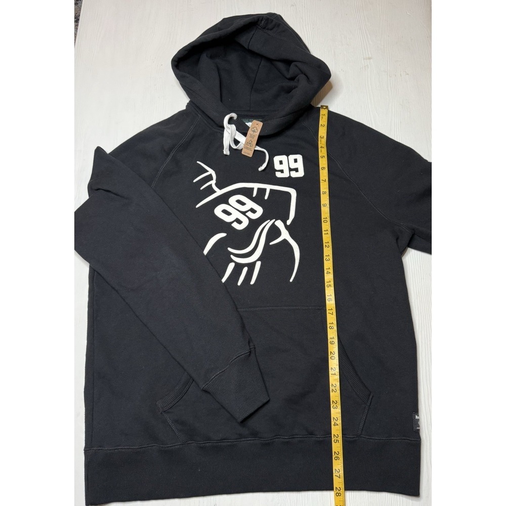 ROOTS Gretzky's Basement 99 Black Hoodie Sweatshirt Men SZ Limited Edition NWT - Picture 9 of 9